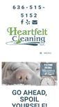 Mobile Screenshot of heartfeltcleaning.com